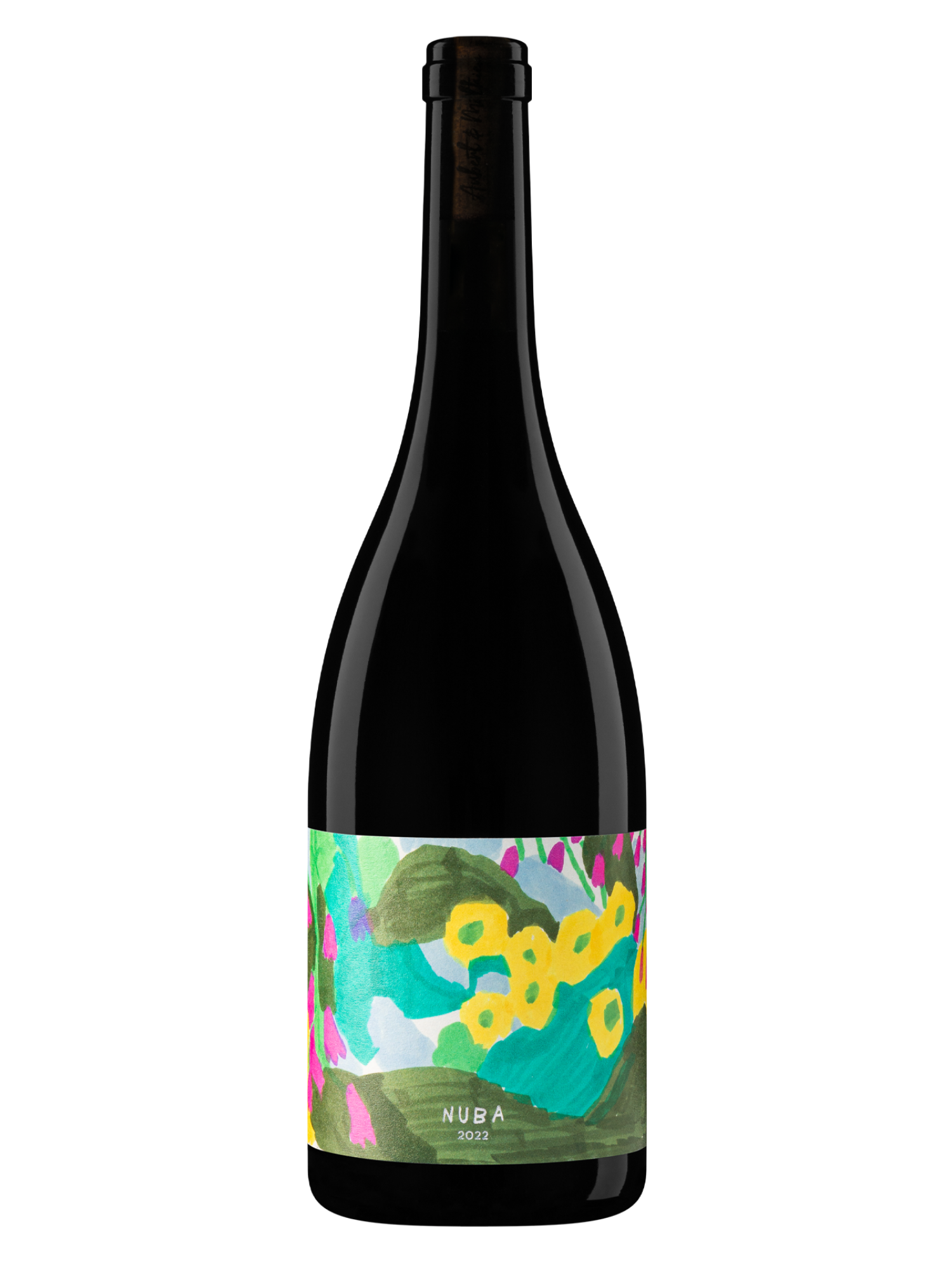 Bouteille de vin rouge NUBA, Vin Nature, pur et juteux.