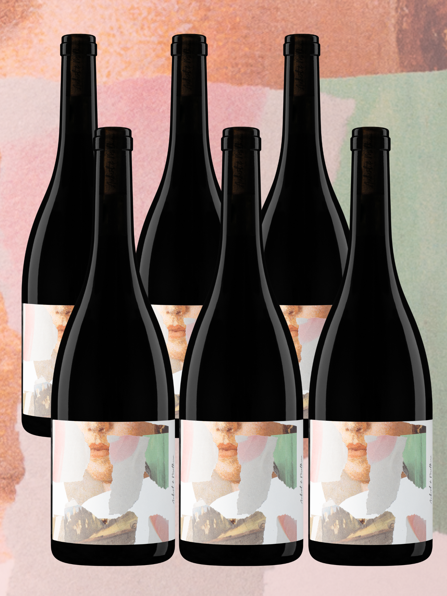 Six bouteilles de vin rouge Marie Antoinette, AOP Corbières, fruité et onctueux.