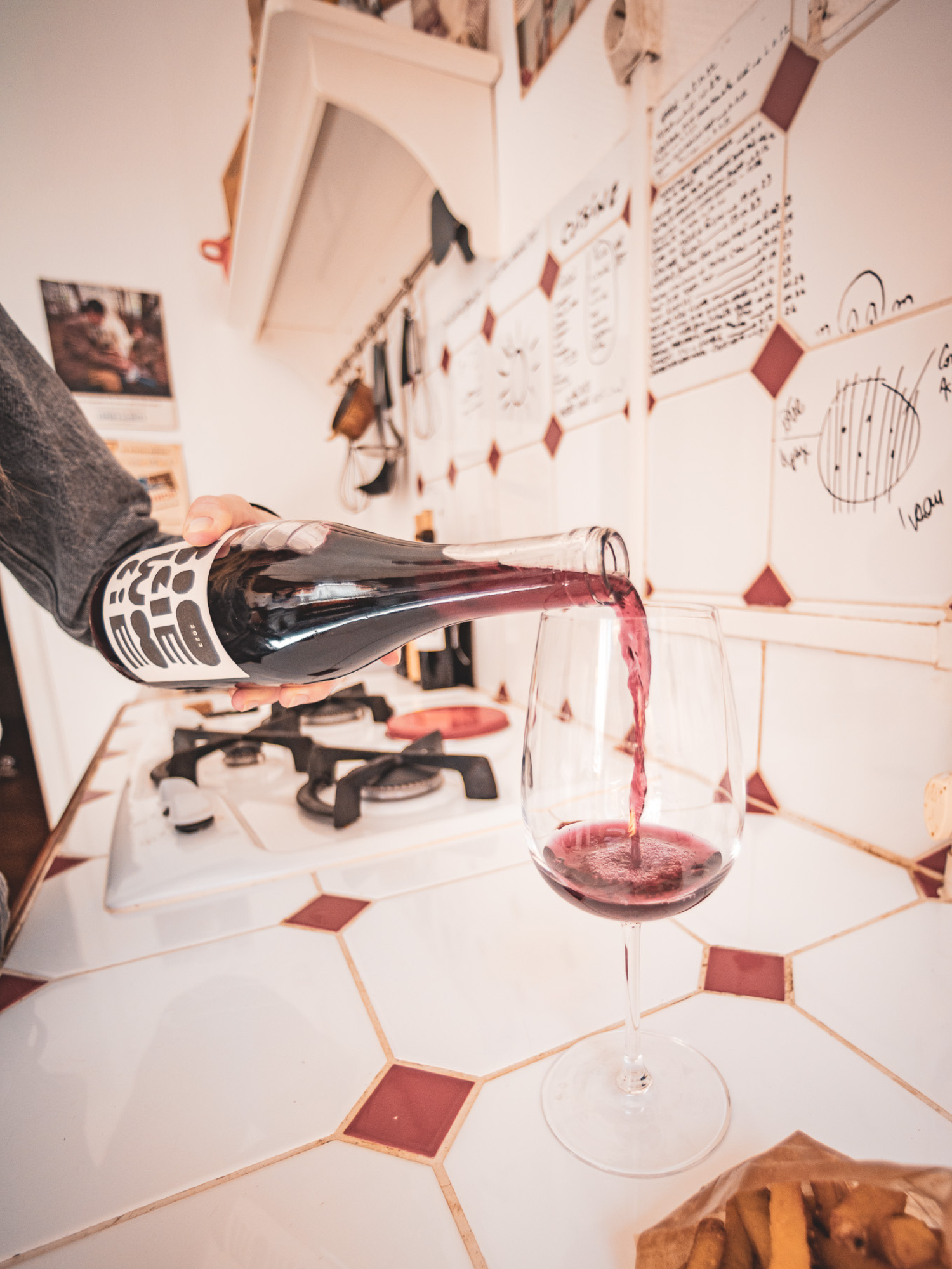 Bouteille de vin rouge Boogie Woogie, Vin de France, rouge et frais.