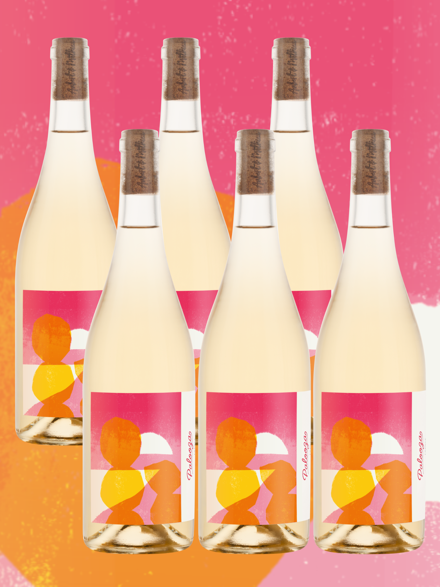 Six bouteilles de vin blanc Palooza Tendre, IGP Pays d’Oc, frais et léger.