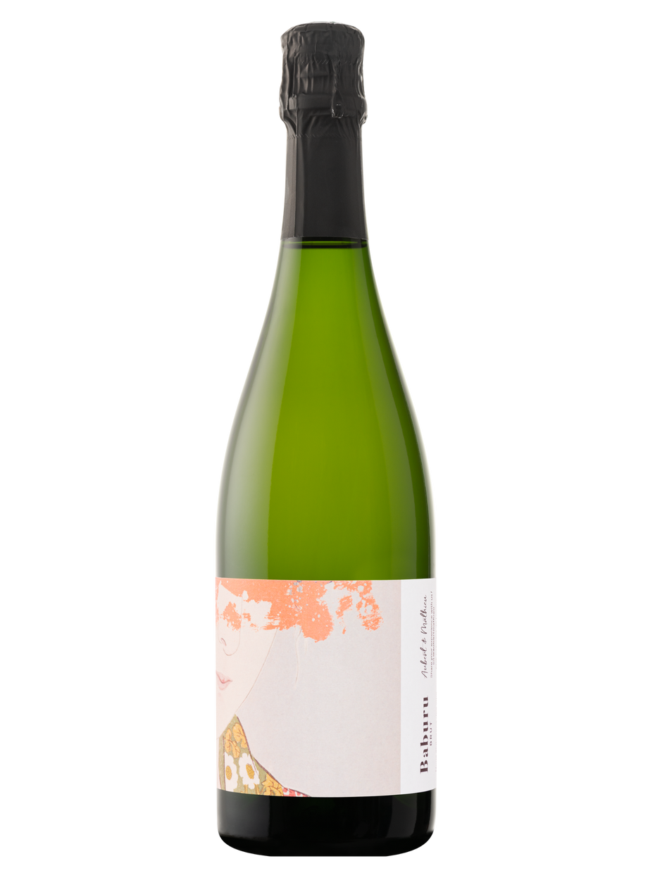 Bouteille de crémant Baburu, AOP Limoux, tendre et frais.
