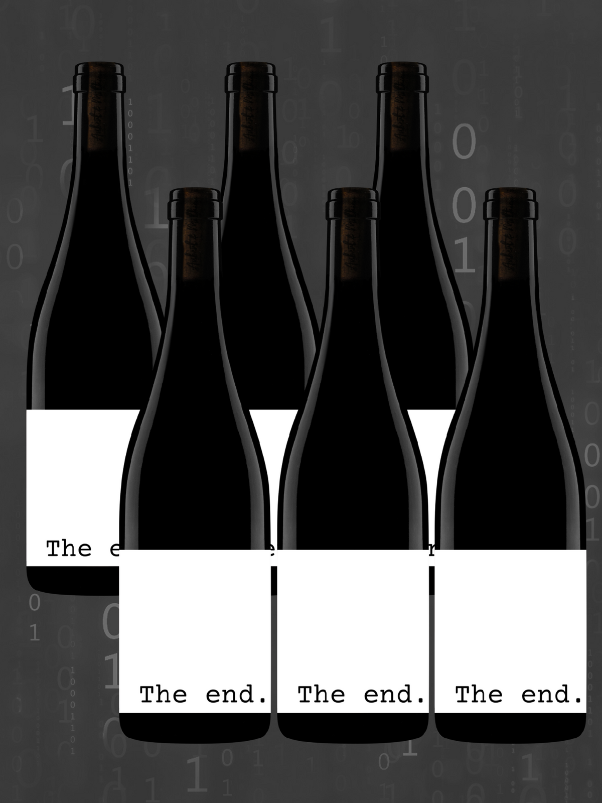 Red wine created by ChatGPT - The end